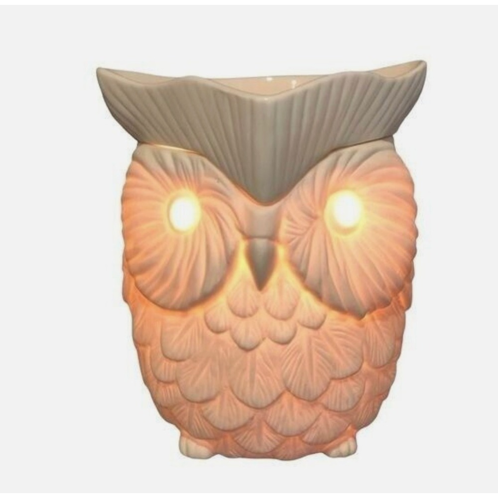 Scentsy Whoot Owl Candle Wax Warmer Full Size 6"
